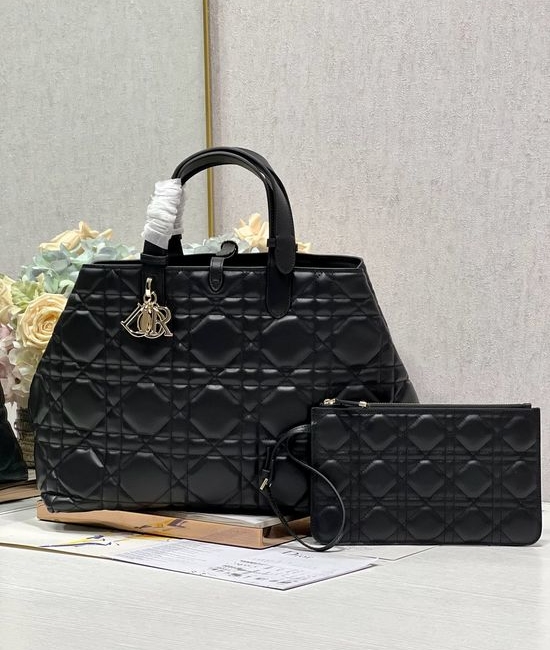 Christian Dior CD Toujours Large Black Handbag 1188