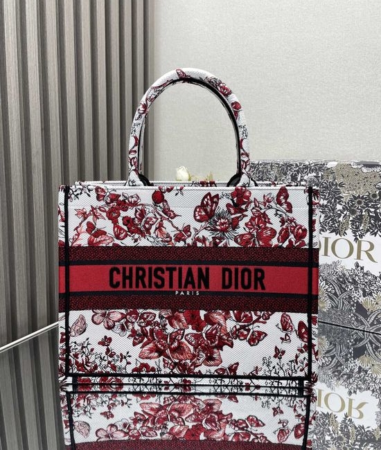 Christian Dior CD Book Tote Embroidered Fashion New
