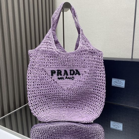 Prada Raffia Tote Bag 1BG424