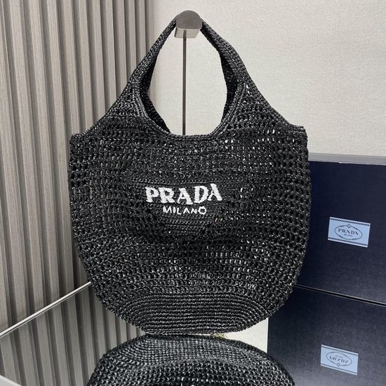 Prada Raffia Tote Bag 1BG424