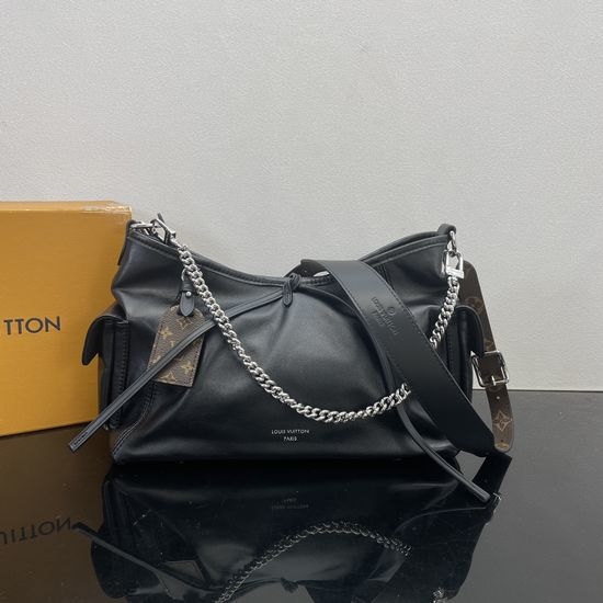 Louis Vuitton LV CarryAll Cargo Small Handbag Soft Leather M24681