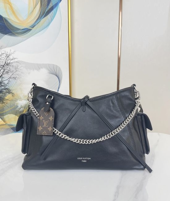 Louis Vuitton LV CARRYALL Small Leather Shopping Bag M24861