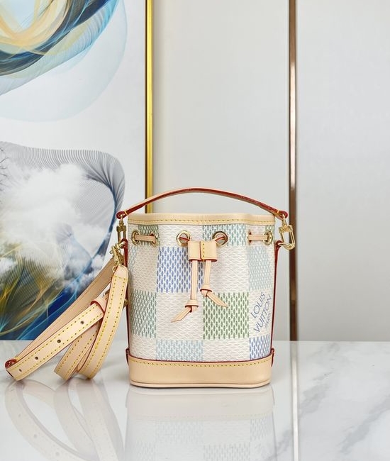 Louis Vuitton LV NANO NOE Damier Bucket Bag N40640