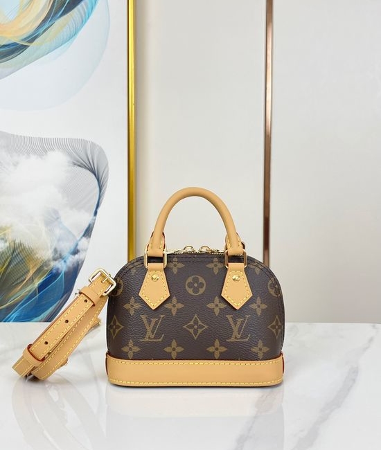 Louis Vuitton LV ALMA NANO Monogram Shell Bag M82717