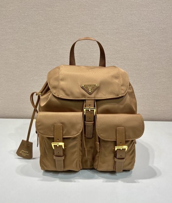 Prada Classic Backpack with Gold Hardware 1BZ677