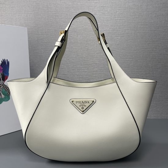 Prada Calfskin Leather Tote Shoulder Bag 1BG483