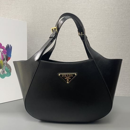 Prada Calfskin Leather Tote Shoulder Bag 1BG483