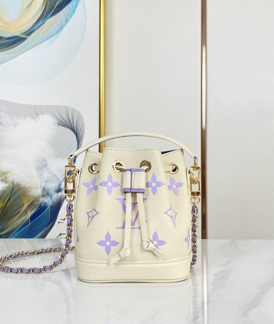 Louis Vuitton LV NANO NOE Mini Leather Bucket Bag M82933