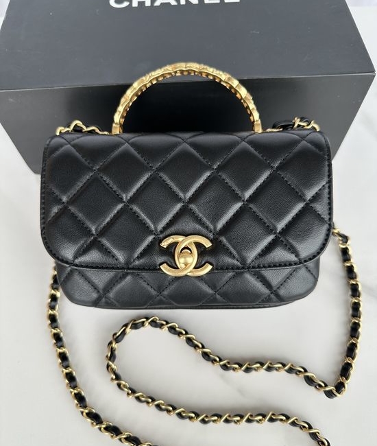 Chanel Lambskin Classic Flap Bag AS4808