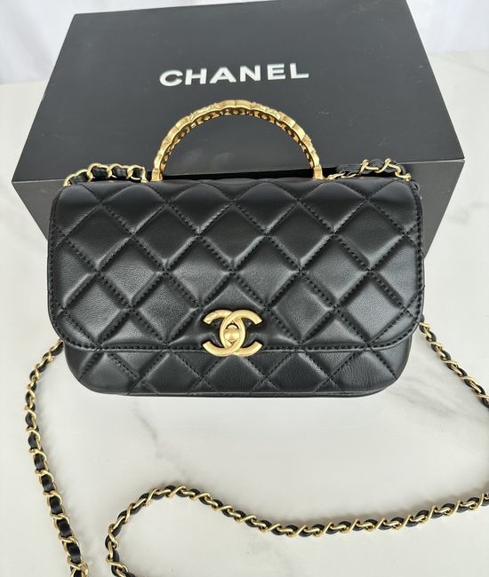 Chanel Lambskin Elegant Shoulder Bag AS4835