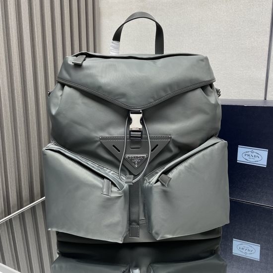 Prada 2VZ108 Nylon Leather Backpack Show New Color