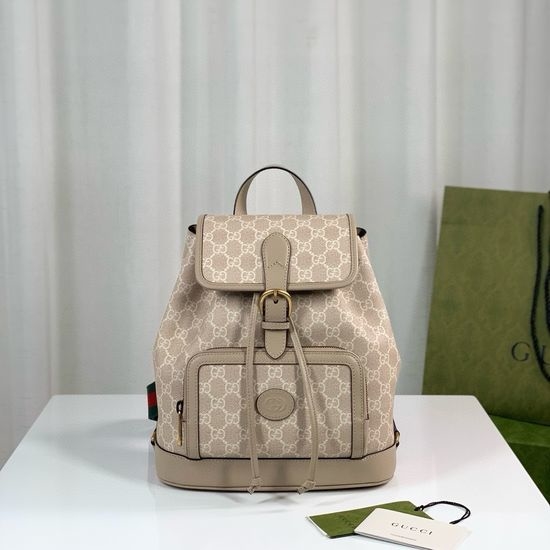 Gucci Retro Series Leather Backpack 674147