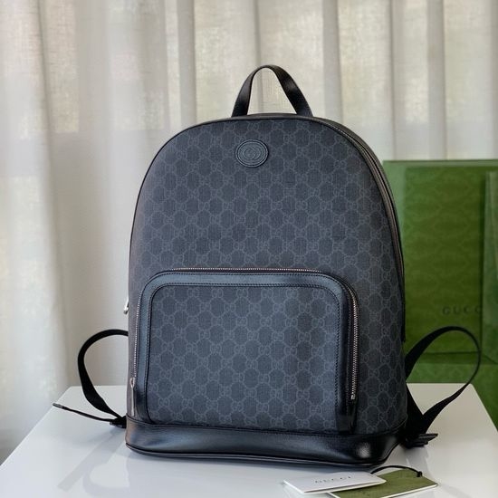 Gucci Interlocking G Oval Leather Backpack 704017