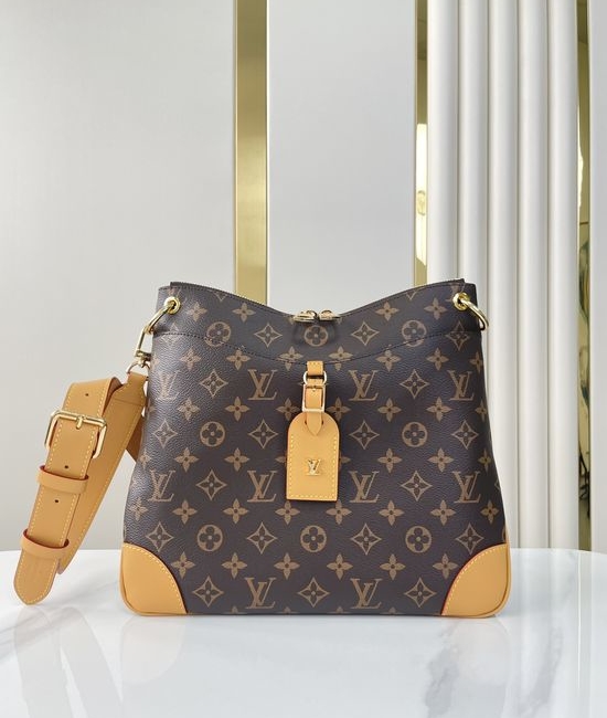 Louis Vuitton LV ODEON Monogram Yellow Leather Crossbody Bag M45355