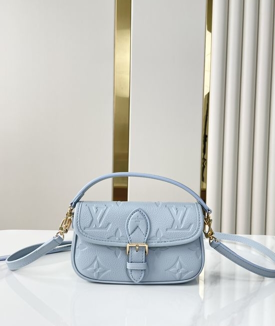 Louis Vuitton LV NANO DIANE Leather Mini Baguette Bag M83592