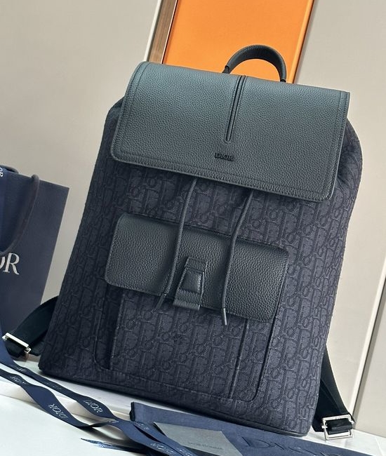 Christian Dior CD Motion Oblique Print Backpack 93319