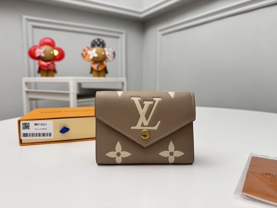 Louis Vuitton LV Victorine Wallet Soft Monogram Leather M81861
