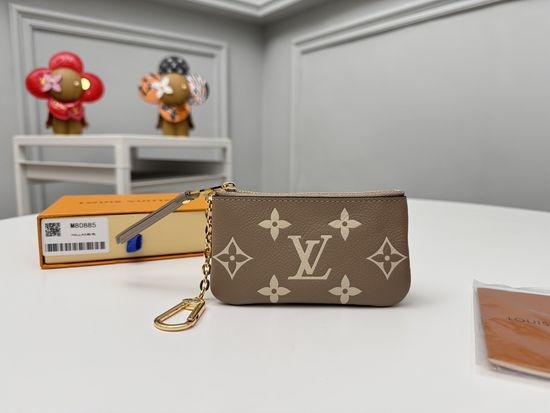 Louis Vuitton LV Monogram Coin Key Wallet M80885