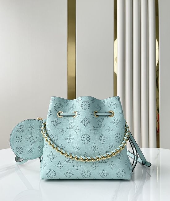 Louis Vuitton LV BELLA Leather Bucket Bag M25147
