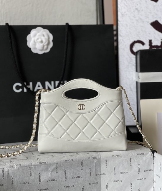 Chanel Mini 31 Bag Leather Crossbody Shoulder Bag AS8029