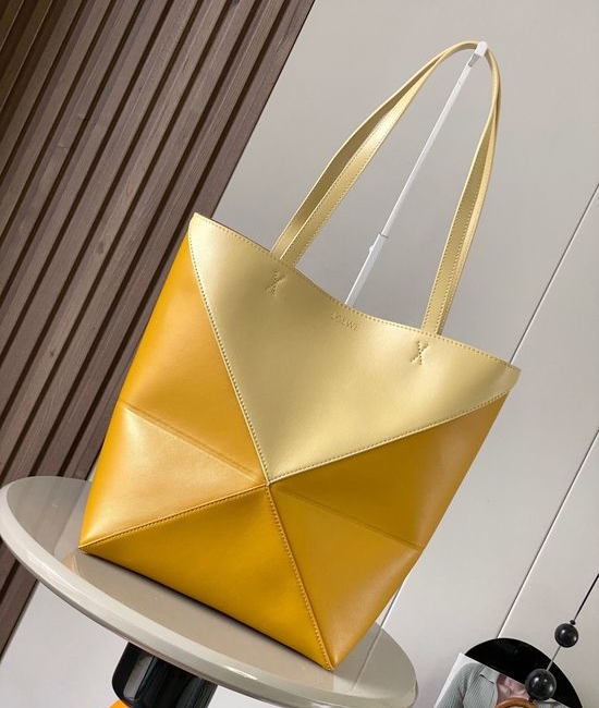 Loewe Puzzle Fold Leather Tote Bag 9029