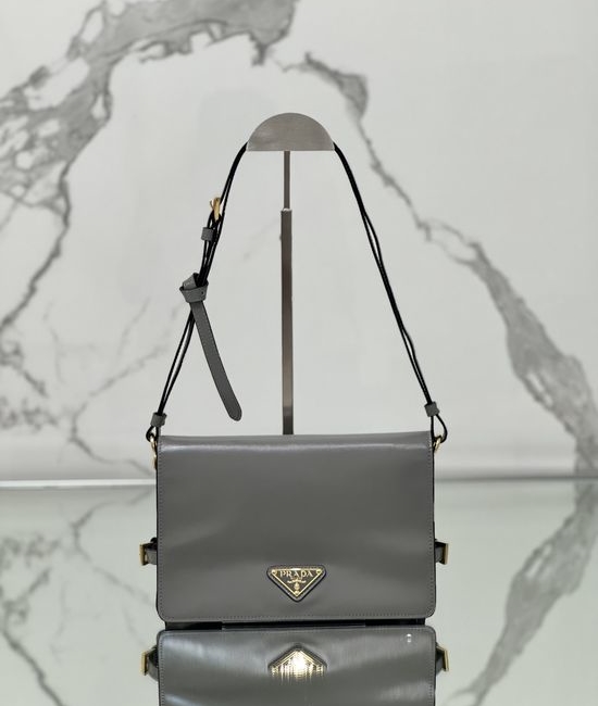Prada Luxsot Leather Messenger Crossbody Bag 1BD082