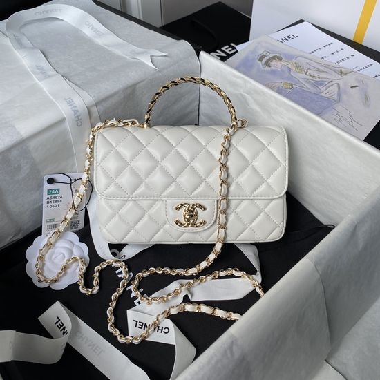 Chanel Classic Flap Mini Handle Bag AS4924