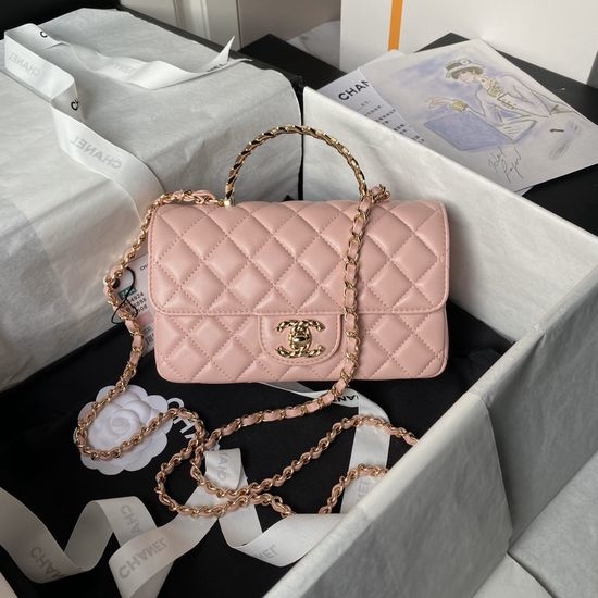 Chanel Classic Flap Mini Handle Bag AS4924