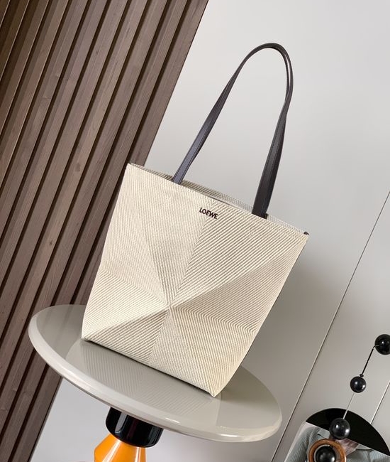 Loewe Puzzle Fold Cotton Jacquard Handbag 9029