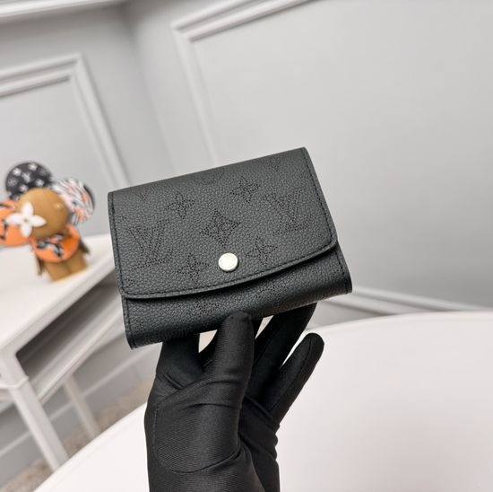 Louis Vuitton LV Iris Short Wallet with Monogram Cutouts 19260