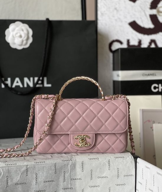 Chanel Classic Flap Mini Handle Handbag AS4924