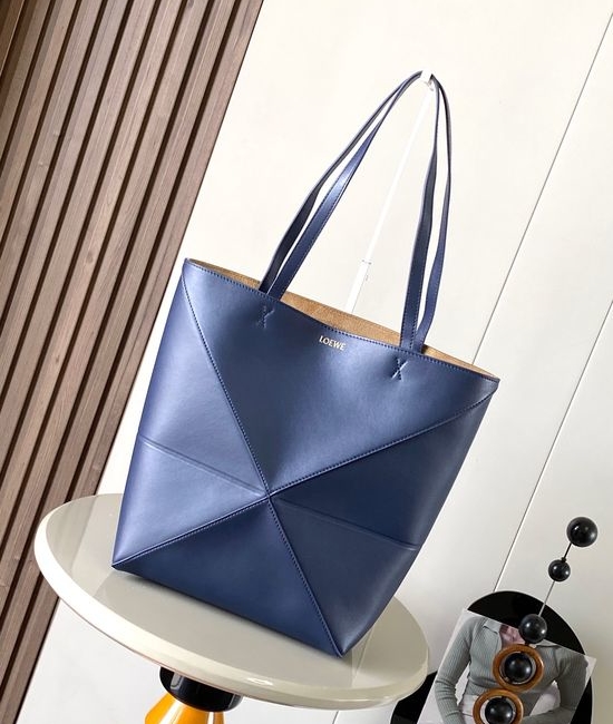 Loewe Puzzle Fold Foldable Leather Tote 9029