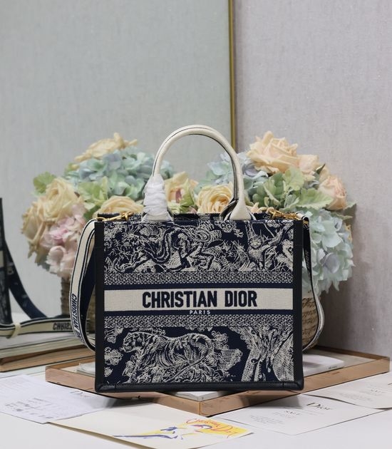 Christian Dior CD Mini Book Tote Shoulder Bag 1265/1286