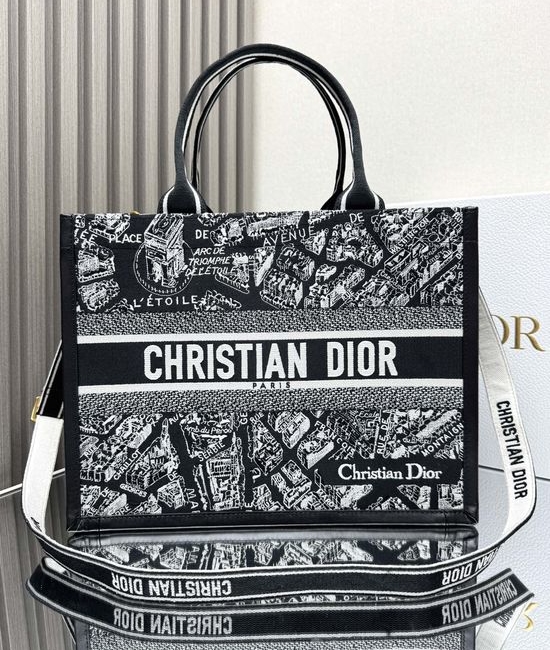 Christian Dior CD Book Tote Shopping Bag 1286