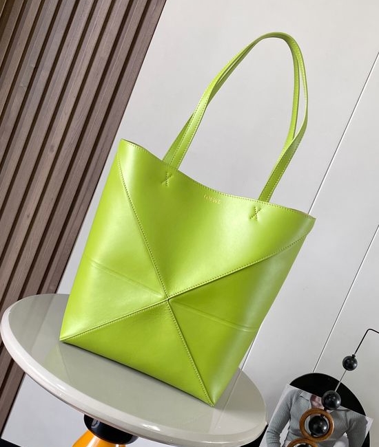 Loewe Puzzle Fold Leather Tote Bag 9029