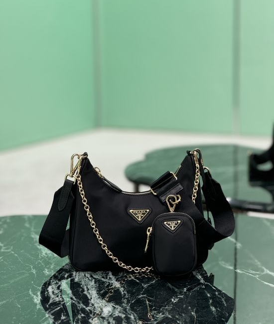 Prada Hobo Three-in-one Detachable Crossbody Bag 1BH204