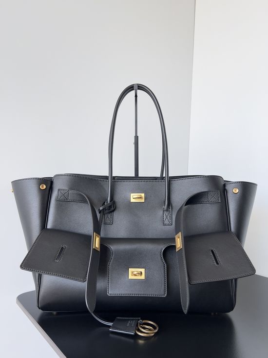 Balenciaga Bel-Air Smooth Calfskin Flap Bag 805481