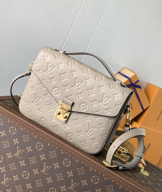 Louis Vuitton LV Pochette Metis Monogram Empreinte Handbag M47142