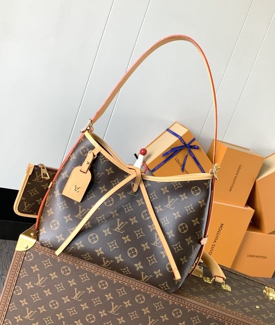 Louis Vuitton LV CarryAll Handbag Monogram Canvas Companion M46203
