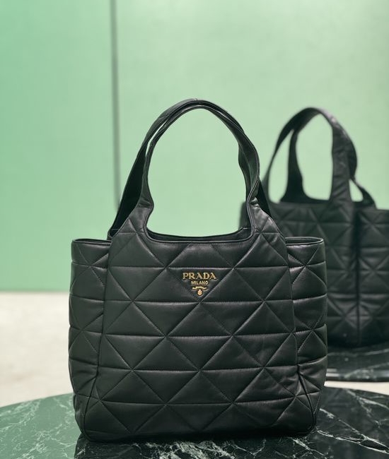 Prada Quilted Lambskin Large Tote Bag 1BG449