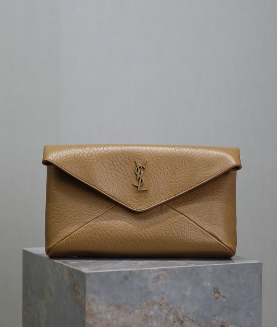 Yves Saint Laurent YSL LE Envelope Lambskin Clutch Bag 769307