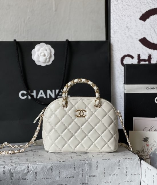 Chanel Lambskin Shell Bag AP5130