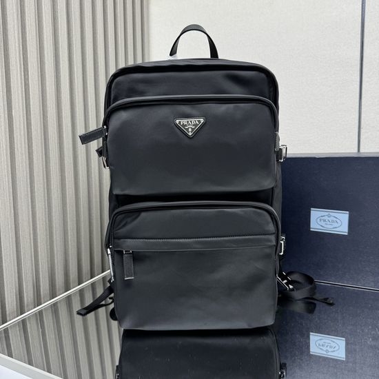 Prada 2VZ101 Multifunctional Backpack with Pockets