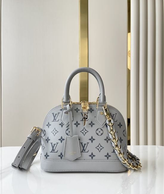 Louis Vuitton LV Alma BB Leather Handbag M12561