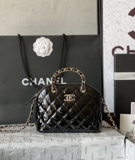 Chanel Shell Patent Leather Bag AS5130