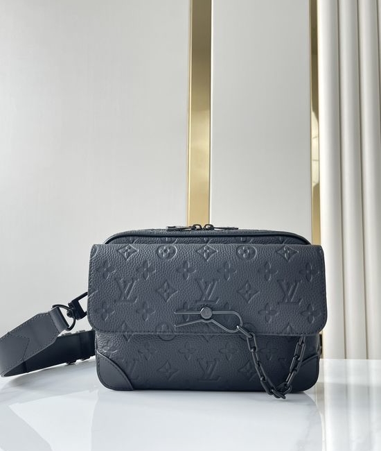 Louis Vuitton LV STEAMER All Leather Messenger Bag M23742