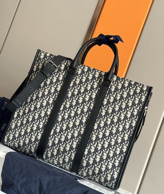 Christian Dior CD East-West Oblique Print Handbag 93386