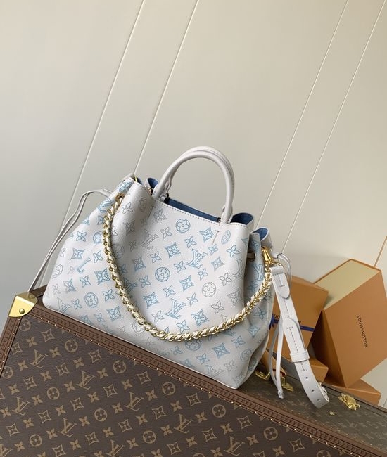 Louis Vuitton LV Bella Tote Perforated Leather Handbag M12127