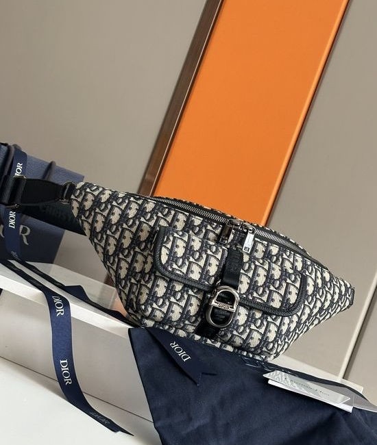 Christian Dior CD Christian Dior CD 8 Waist Bag with Oblique Print 93912