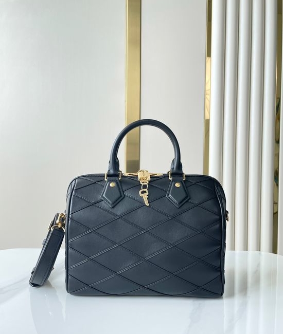 Louis Vuitton LV SPEEDY Leather Pillow Handbag M24206